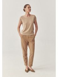 TATUUM Bluzka w kolorze karmelowym rozmiar: XL. Brązowe bluzki Tatuum, xl, bez wzorów, bez kołnierzyka, bez ramiączek. Za 121.80 zł.