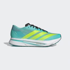 Buty Adizero SL 2. Niebieskie buty do biegania adidas, bez wzorów, bez zapięcia, do biegania. W wyprzedaży za 478.60 zł.