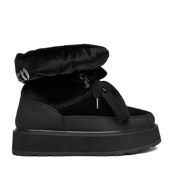 Śniegowce Juicy Couture. Czarne śniegowce Juicy Couture, bez wzorów, bez zapięcia. Za 329.99 zł.