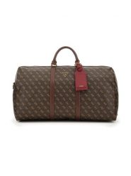 Guess Torba podróżna w kolorze brązowym - 35 x 26 x 22 cm rozmiar: onesize. Brązowe torby podróżne Guess, z aplikacjami, z materiału, przez ramię. Za 565.99 zł.