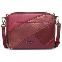 Desigual Torebka Damska Priya Jasper Burgundowa. Torebki klasyczne marki Desigual. W wyprzedaży za 238.00 zł.