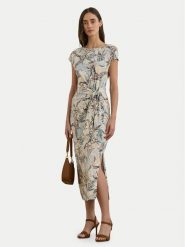 LAUREN RALPH LAUREN Sukienka codzienna 250964087001 Kolorowy Slim Fit. Sukienki Lauren Ralph Lauren, na co dzień, xl, bez wzorów, z bawełny, bez kołnierzyka, bez ramiączek, proste. Za 819.99 zł.