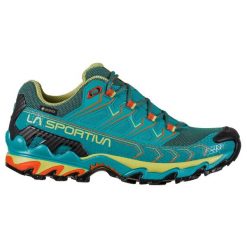 Buty turystyczne damskie La Sportiva Ultra Raptor II GTX. Niebieskie buty trekkingowe La Sportiva, z gore-texu, bez zapięcia. Za 827.20 zł.