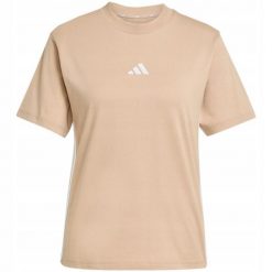 Koszulka Kobieta adidas T-shirt Bluzka Sportowa Treningowa Bawełniana r. L. Brązowe t-shirty sportowe adidas, l, bez wzorów, z bawełny, bez ramiączek, na fitness i siłownię. Za 96.00 zł.