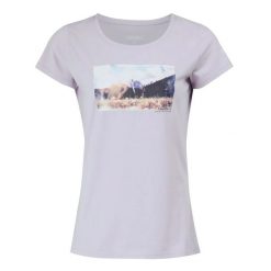 Koszulka damska Regatta Breezed IV. Fioletowe t-shirty sportowe Regatta, m, bez wzorów, z bawełny, bez ramiączek, trekkingowe. Za 73.20 zł.