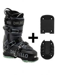 Buty narciarskie damskie DALBELLO CABRIO 85 MV W z GRIP WALK. Czarne buty treningowe Dalbello, bez wzorów, prążkowane, bez zapięcia, narciarskie. Za 1,079.00 zł.