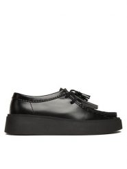 Clarks Półbuty Torview W 26184943 Czarny. Czarne półbuty wsuwane Clarks, bez wzorów, ze skóry, bez obcasa, na płaskiej podeszwie. Za 609.99 zł.