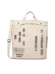 G-Star Raw Torebka EO-XC8537A Écru. Shopper bag G-Star Raw, bez wzorów, z materiału, retro, bez dodatków. Za 229.99 zł.