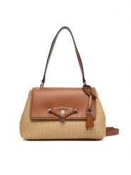 Guess Torebka Maggie Straw HWWG97 53190 Beżowy. Brązowe torebki klasyczne Guess, z aplikacjami, z syntetyku, bez dodatków. Za 584.99 zł.