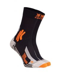 Skarpety trekkingowe X-Socks Trek Outdoor 4.0. Brązowe skarpetki X-Socks, bez wzorów, z materiału. Za 126.85 zł.