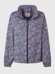 Pepe Jeans Kurtka przejściowa "Frances" w kolorze granatowym ze wzorem rozmiar: XS. Niebieskie kurtki Pepe Jeans, xs, bez wzorów, z jeansu, bez kaptura. Za 167.67 zł.