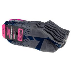 Skechers 3pk Womens Non Terry Low Cut, damskie skarpetki wielokolorowe. Czarne skarpetki Skechers, bez wzorów, z poliesteru. Za 59.99 zł.