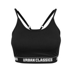 Biustonosz damski urban classic sport. Czarne biustonosze sportowe Urban Classics, bez wzorów. Za 93.00 zł.