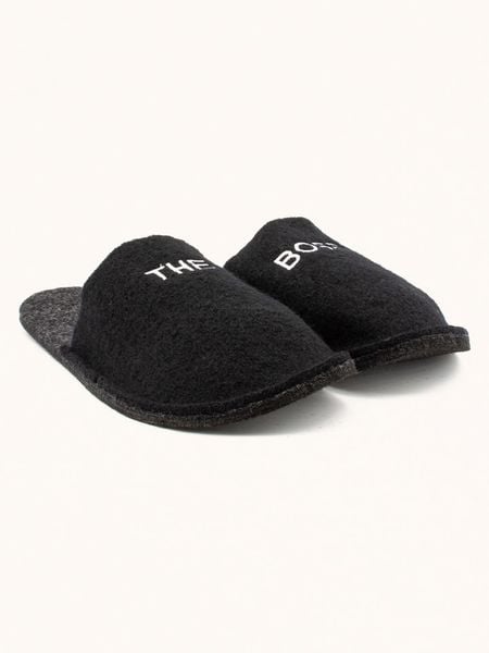 Kitz-pichler Kapcie "Happy" w kolorze czarnym rozmiar: 39/40. Czarne kapcie kitz-pichler, bez wzorów, z materiału. Za 60.99 zł.
