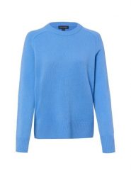 Franco Callegari Sweter z dzianiny merino Kobiety drobna dzianina niebieski, XL. Niebieskie swetry Franco Callegari, xl, bez wzorów, z dzianiny, bez ramiączek. Za 349.95 zł.