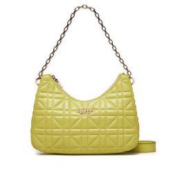 Torebka Guess. Żółte torebki klasyczne Guess, z aplikacjami, klasyczne, bez dodatków. Za 289.99 zł.