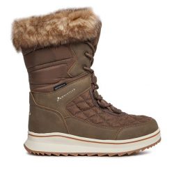 Śniegowce Whistler. Brązowe śniegowce WHISTLER, bez wzorów, bez zapięcia. Za 479.99 zł.