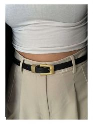 Lucky Bees Pasek w kolorze czarnym - dł. 100 cm rozmiar: onesize. Czarne paski Lucky Bees, bez wzorów, z materiału. Za 87.81 zł.