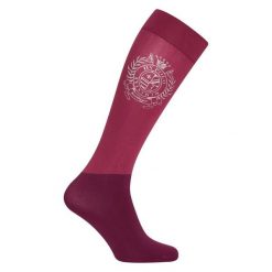 Skarpety jeździeckie HV Polo Favouritas Winter. Fioletowe skarpetki HV POLO, bez wzorów. Za 81.50 zł.