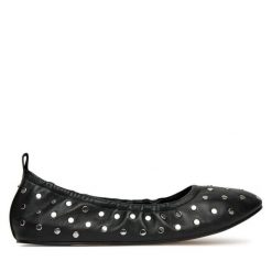 Baleriny MICHAEL Michael Kors. Czarne baleriny MICHAEL Michael Kors, bez wzorów, bez obcasa, bez zapięcia. Za 429.99 zł.