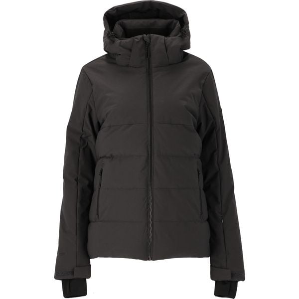 Damska kurtka narciarska Whistler Lakeland. Szare kurtki narciarskie WHISTLER, na zimę, bez wzorów, bez kaptura, narciarskie. Za 553.00 zł.