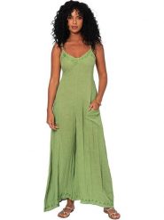 Aller Simplement Kombinezon w kolorze zielonym rozmiar: 34/36. Zielone kombinezony Aller Simplement, bez wzorów, z bawełny, bez kołnierzyka, bez ramiączek. Za 69.99 zł.