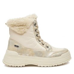Botki Caprice. Brązowe botki Caprice, bez wzorów, bez obcasa, na płaskiej podeszwie, bez zapięcia. Za 249.99 zł.