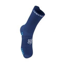 Skarpety do biegania Compressport Pro Racing Socks v4.0 Run High. Niebieskie skarpetki Compressport, bez wzorów. Za 93.99 zł.