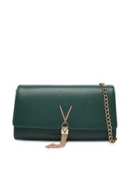 Valentino Torebka Divina VBS1R401G Zielony. Zielone kopertówki Valentino, bez wzorów, ze skóry, wizytowe, bez dodatków. Za 219.99 zł.