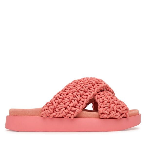 Klapki Inuikii. Czerwone klapki Inuikii, bez wzorów, bez obcasa, bez zapięcia. Za 859.99 zł.