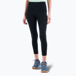 Legginsy damskie icebreaker Merino 260 Fastray II 25 High Rise Tights. Czarne legginsy Icebreaker, bez wzorów, sportowe. Za 369.99 zł.