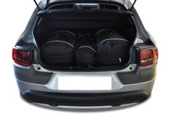 Torby Do Bagażnika Citroen C4 Cactus 2014-2017 3Szt Kjust. Czarne torby podróżne KJUST, bez wzorów, z kauczuku. Za 944.00 zł.
