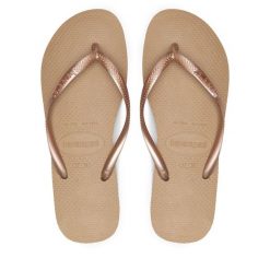 Japonki Havaianas. Żółte japonki Havaianas, bez wzorów. Za 79.99 zł.
