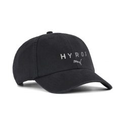 Czapka z daszkiem PUMA x HYROX PUMA. Czarne czapki z daszkiem Puma, na jesień, bez wzorów, z bawełny, klasyczne. Za 83.99 zł.