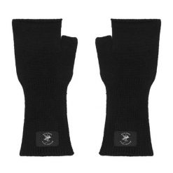 Rękawiczki Damskie Beverly Hills Polo Club. Czarne rękawiczki Beverly Hills Polo Club, bez wzorów, z dzianiny. Za 49.99 zł.