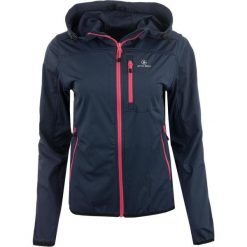 Damska kurtka softshell Athl. DPT Valeria - Navy/Fluo Pink, S. Czerwone kurtki przejściowe sportowe WOMEN'S BEST, s, bez wzorów, z softshellu, bez kaptura, trekkingowe. Za 349.99 zł.