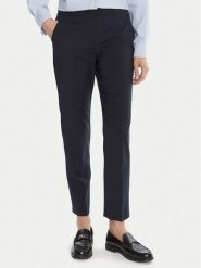 Weekend Max Mara Spodnie materiałowe Canon 2525136171 Granatowy Slim Fit. Niebieskie spodnie materiałowe Weekend Max Mara, bez wzorów, z materiału. Za 789.99 zł.