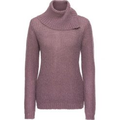Sweter z golfem bonprix matowy fioletowy - niebieski. Fioletowe swetry bonprix. Za 74.99 zł.