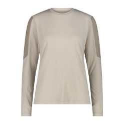 Bluzka z długim rękawem damska CMP Zulka T-Shirt. Brązowe bielizna termoaktywna damska CMP, bez wzorów, bez ramiączek. Za 194.50 zł.