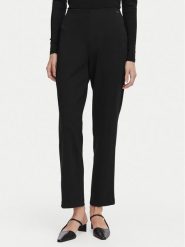 Calvin Klein Spodnie materiałowe LV044F659G Czarny Straight Fit. Czarne spodnie materiałowe Calvin Klein, bez wzorów, z materiału. Za 409.99 zł.