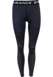 Damskie legginsy Endurance Power. Czarne legginsy Endurance, bez wzorów, z elastanu, sportowe. Za 147.00 zł.