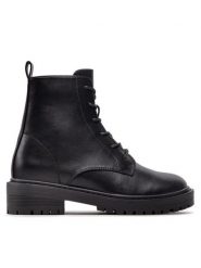 ONLY Shoes Trapery Onlbold-17 15278025 Czarny. Czarne traperki ONLY SHOES, bez wzorów, ze skóry, bez obcasa, bez zapięcia. Za 399.99 zł.