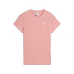 Damska koszulka prążkowana ESS ELEVATED PUMA Pink Fruit. Czerwone t-shirty sportowe Puma, s, bez wzorów, prążkowane, bez ramiączek. Za 129.00 zł.