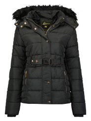 Geographical Norway Kurtka zimowa w kolorze czarnym rozmiar: XL. Czarne kurtki Geographical Norway, na zimę, xl, bez wzorów, z puchu, bez kaptura. Za 311.03 zł.