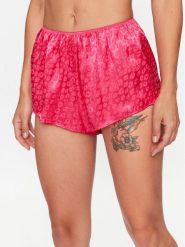 Hunkemöller Szorty piżamowe 203226 Różowy Comfortable Fit. Czerwone piżamy Hunkemöller, l, bez wzorów, z wiskozy, bez kołnierzyka, bez ramiączek. Za 89.99 zł.