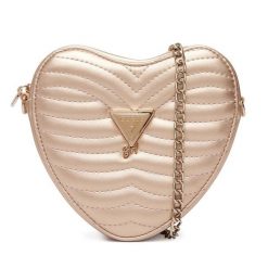 Torebka Guess. Żółte listonoszki Guess, z aplikacjami, bez dodatków. Za 239.99 zł.