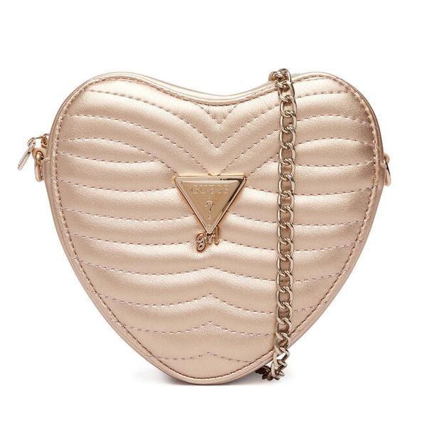 Torebka Guess. Żółte listonoszki Guess, z aplikacjami, bez dodatków. Za 231.99 zł.