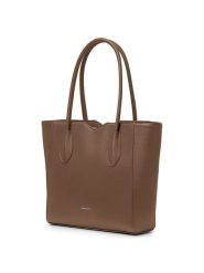 Puccini Torebka w kolorze jasnobrązowym - 42 x 35 x 10 cm rozmiar: onesize. Brązowe shopper bag Puccini, bez wzorów, z materiału, na ramię, bez dodatków. Za 131.45 zł.