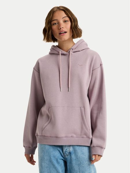 Roxy Bluza Surf Stoked Brushed ERJFT05046 Fioletowy Regular Fit. Fioletowe bluzy Roxy, m, bez wzorów, z syntetyku, bez kaptura. Za 203.99 zł.