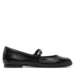 Baleriny AGL. Czarne baleriny AGL, bez wzorów, bez obcasa, bez zapięcia. Za 1,149.00 zł.